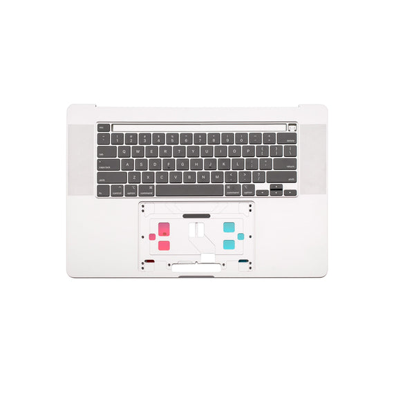 Silver Top Case with Keyboard for MacBook Pro Touch 16" A2141 (Late 2019 - Mid 2020)