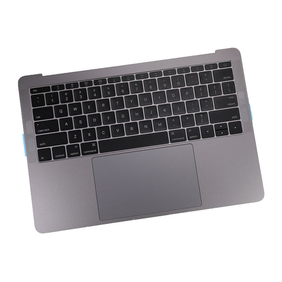 Space Gray Top Case with US English Keyboard for Macbook Pro 13" A1708 (Late 2016-Mid 2017)