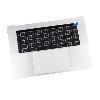 Silver Top Case with British English Keyboard for Macbook Pro 15" Touch A1707 (Late 2016-Mid 2017)