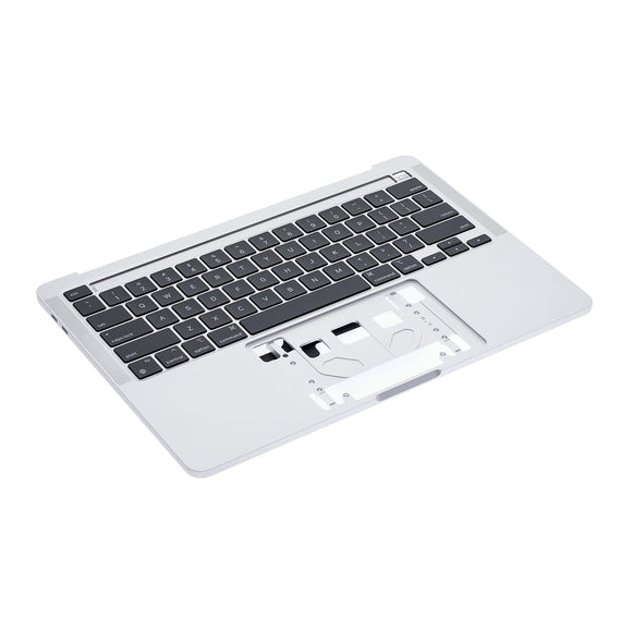 Silver Top Case with Keyboard for MacBook Pro 13" M1 A2338 (Late 2020)