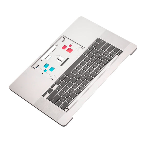 Silver Top Case with Keyboard for MacBook Pro Touch 16" A2141 (Late 2019 - Mid 2020)