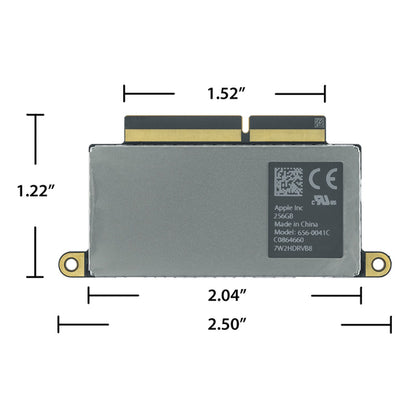 Solid State Drive 256GB for Macbook Pro 13" A1708 (Late 2016 - Mid 2017)