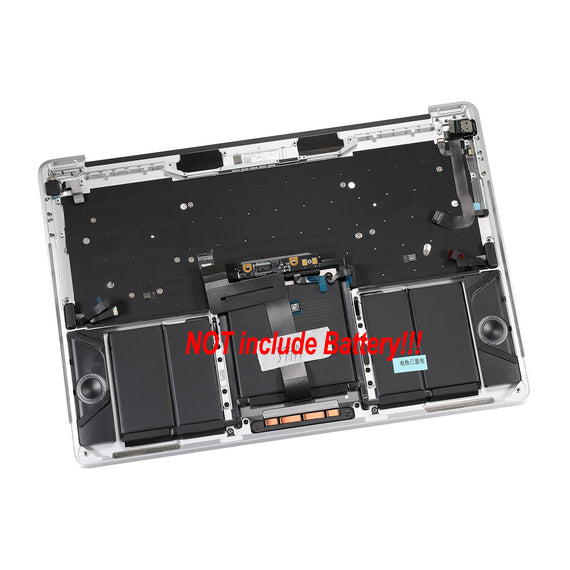 Silver Upper Case Assembly (British English) for Macbook Pro 13" Touch A1706 (Late 2016-Mid 2017)