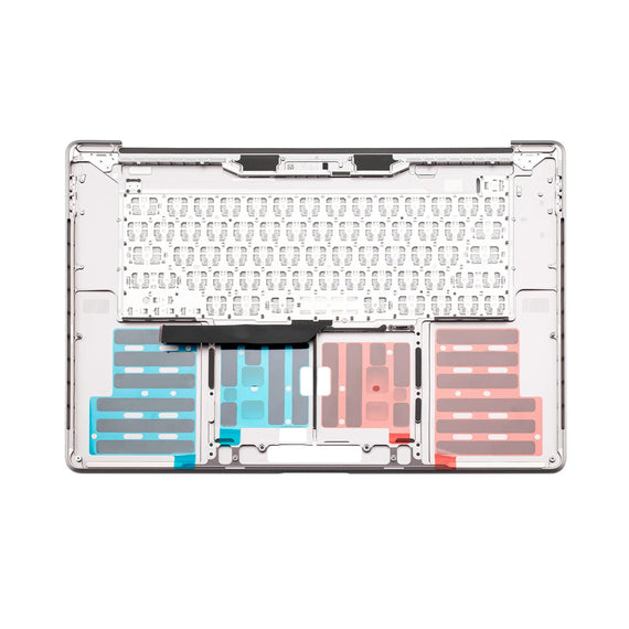 Silver Top Case with Keyboard for MacBook Pro Touch 16" A2141 (Late 2019 - Mid 2020)